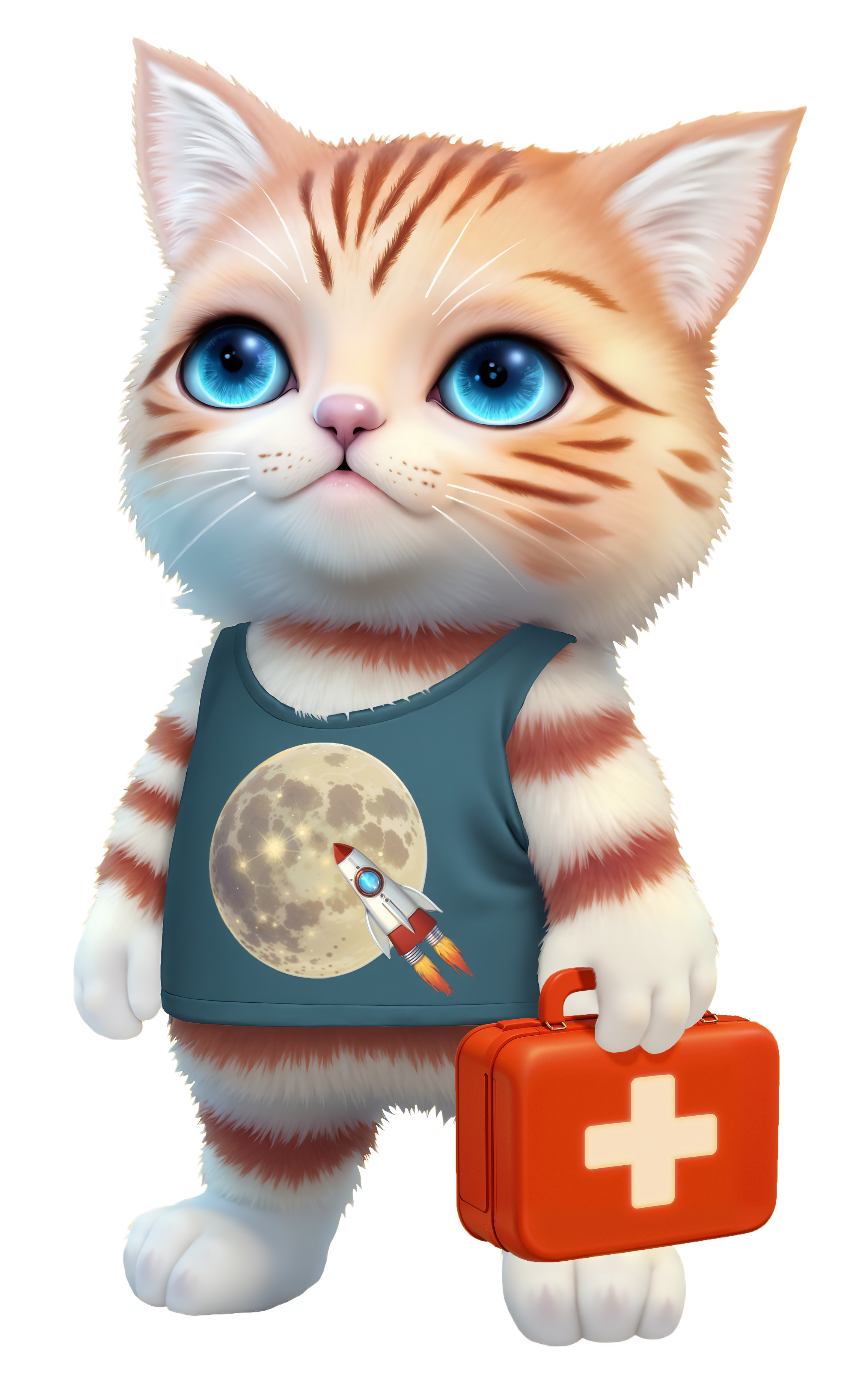 Woundipets™ mascot — Tiny