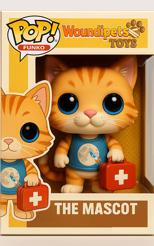 Woundipets Funko Pop figures licensing partnership