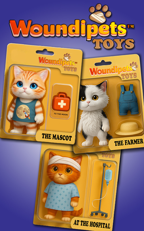 Woundipets figurines