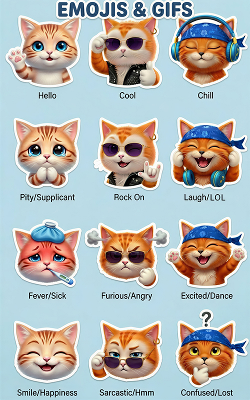 Woundipets animated GIF et Emojis