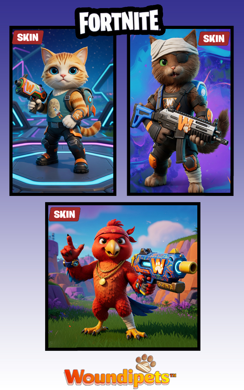 Woundipets Fortnite skins avatar