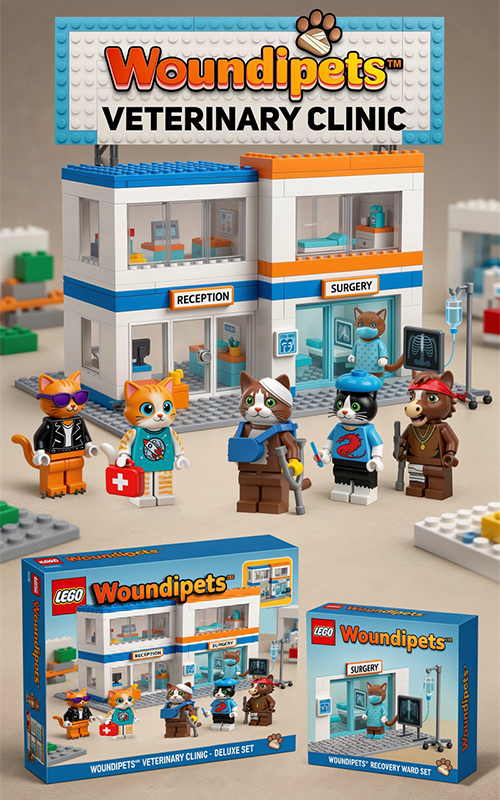 Woundipets lego licensing partnership